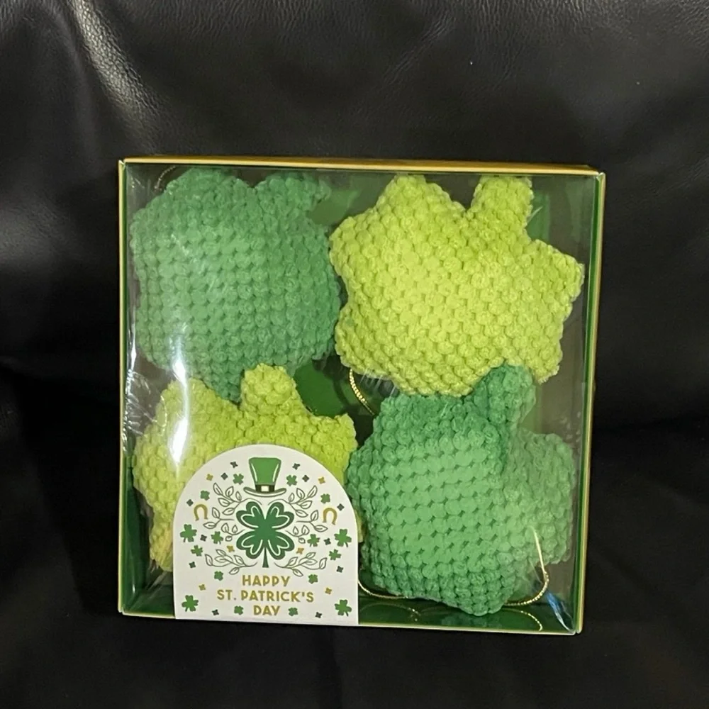 Happy St Patricks Day Shamrocks Garland - St Patricks Shamrocks Garland